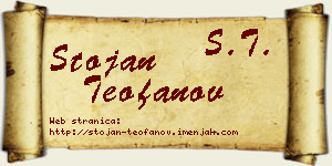 Stojan Teofanov vizit kartica